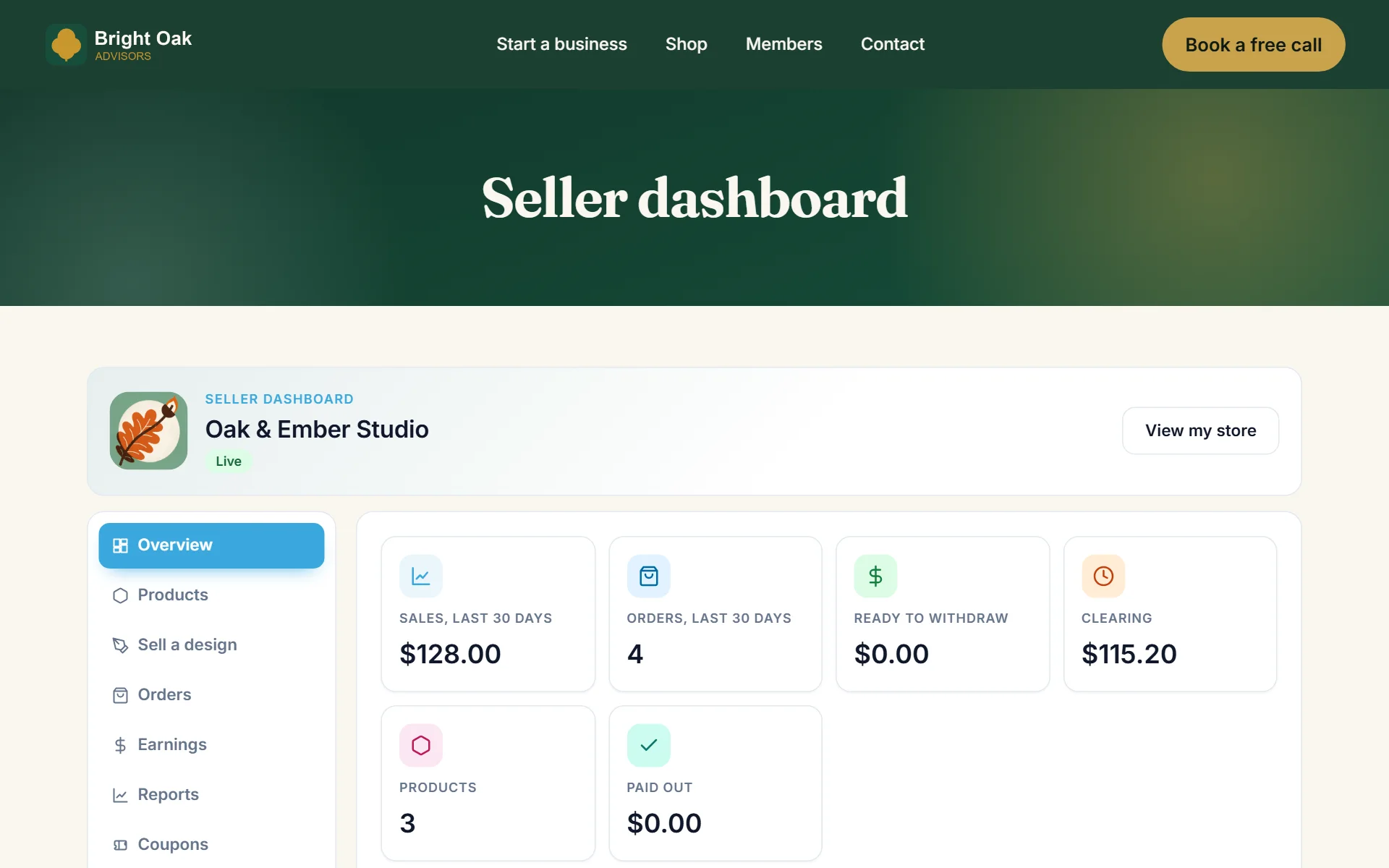 Multi-vendor marketplace